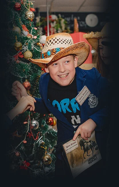 Новый год в школе в Алматы.